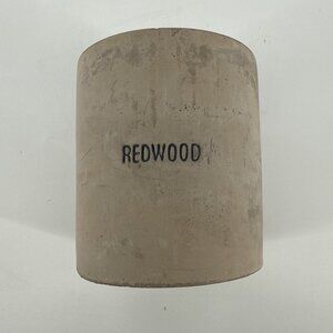 Hearth & Hand with Magnolia Redwood Candle 9.3 Oz concrete container brand New